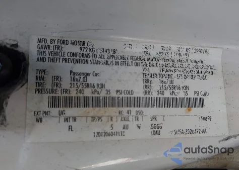 2012 Ford Focus Sel z USA, uszkodzony, nr VIN 1FAHP3H29CL445870